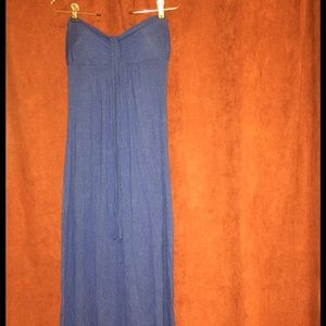 Blue maxi dress