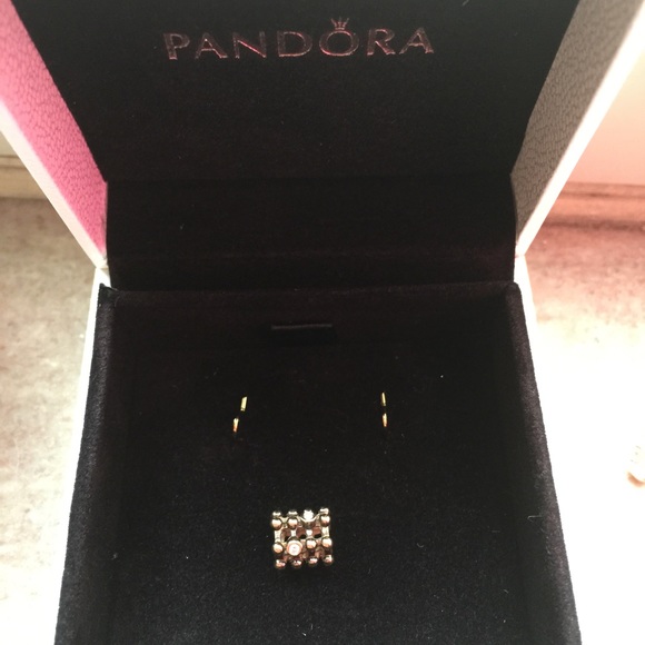 pandora 14k with diamond "a beautiful catch"charm - Picture 1 of 1