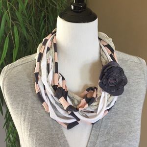 🍒REDUCED🍒Recycled T-shirt necklace/scarf