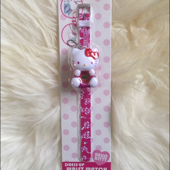HELLO KITTY Digital Watch Key Chain ✨NIB✨