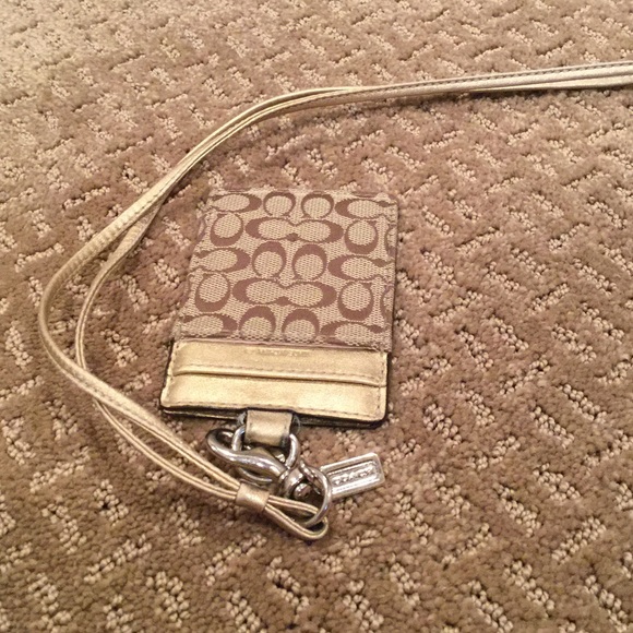 Authentic Coach ID & Card Holder