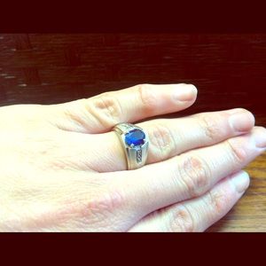 Men's Sapphire Ring