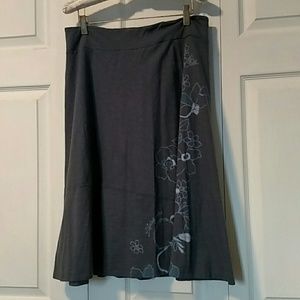 Gray skirt