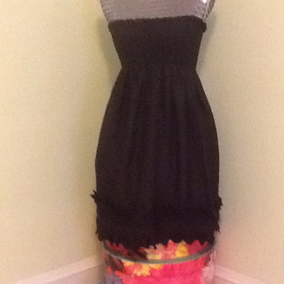 BCBGMAXAZRIA silk ruched baby doll dress