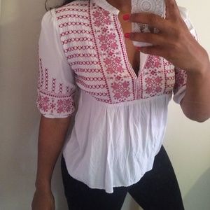Embroidered Top