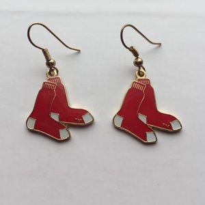 Red Sox earrings