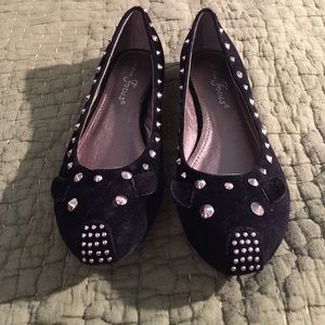 NEW Marc Jacobs inspired Black Studded Mouse Flats