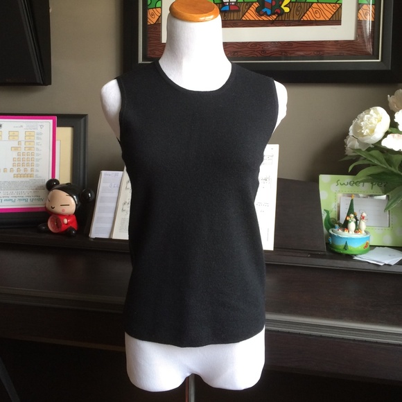 DKNY Black Shell Top with cute detail