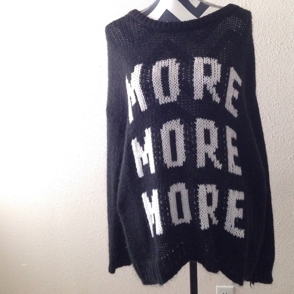 Ltd edition VS Pink More more more sweater
