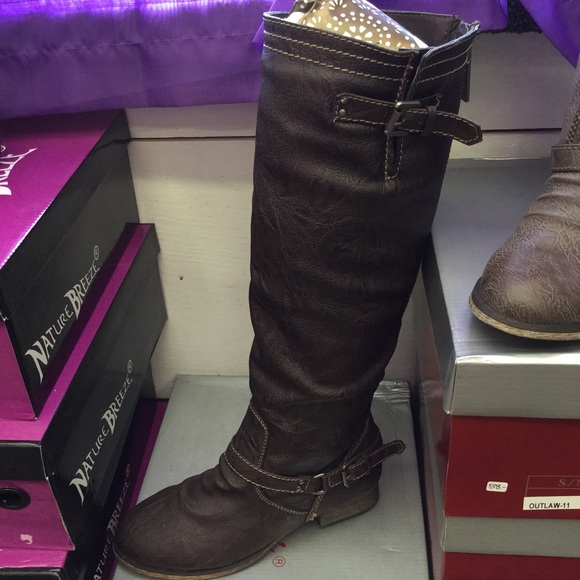 Shoes - Outlaw Brown Tall Boot