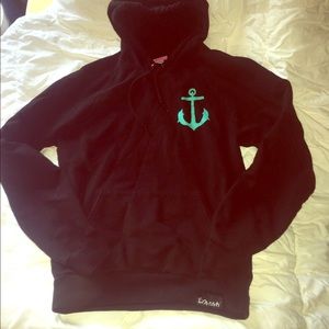 Pink dolphin hoodie size small