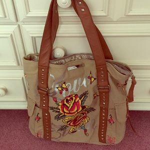 Ed hardy travel size tote