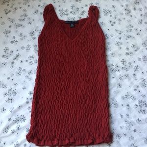 BR Dark Red Shell Top
