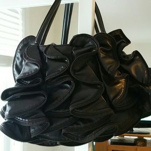 Chocolate brown zipper purse