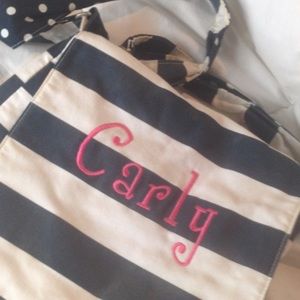 Thirty One striped bag