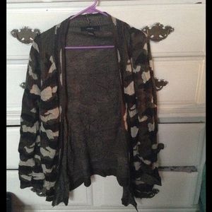 Camo Cardigan