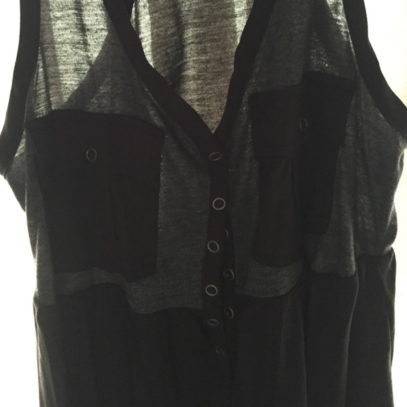 Black and grey dress
