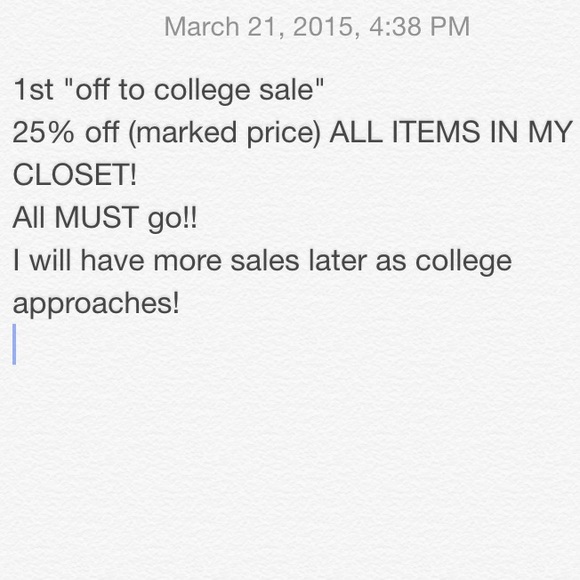 ALL ITEMS 25% off!!