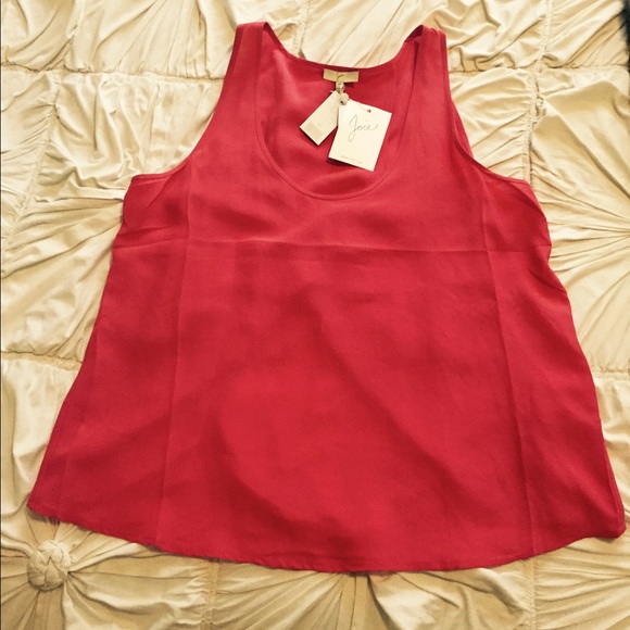 Joie silk pink top