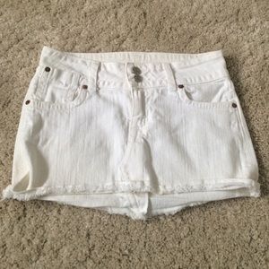 White Jean skirt