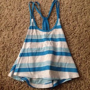 Blue & White Tank