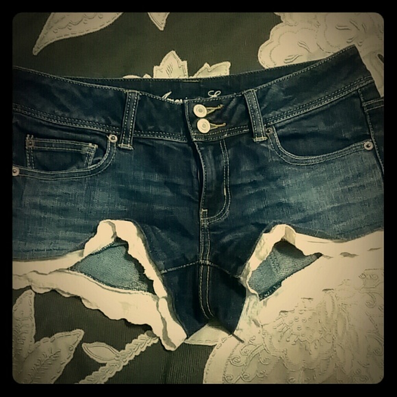 American Eagle denim Jean shorts with lace