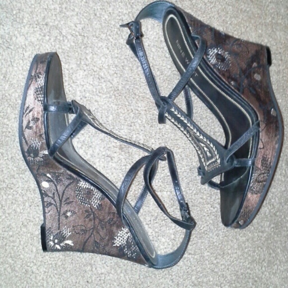Strappy Wedge Sandals