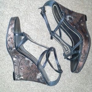 Strappy Wedge Sandals