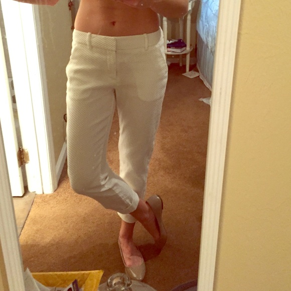 White Textured work pants!