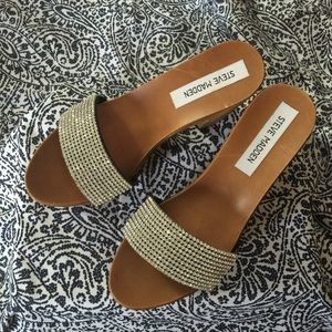 ON HOLD-Steve Madden Rhinestone studded heels