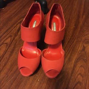 Bcbg Orange wedges