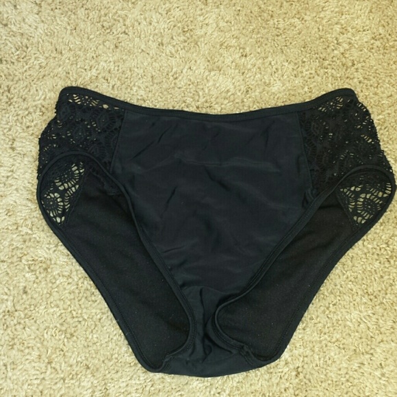 Bathing suit bottoms- High Waisted