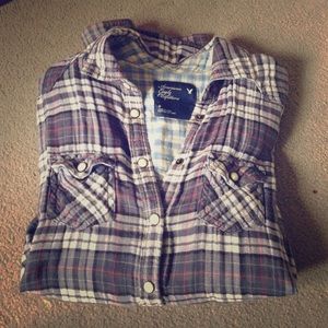 Plaid button up