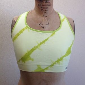 Citron Tie Dye sports bra