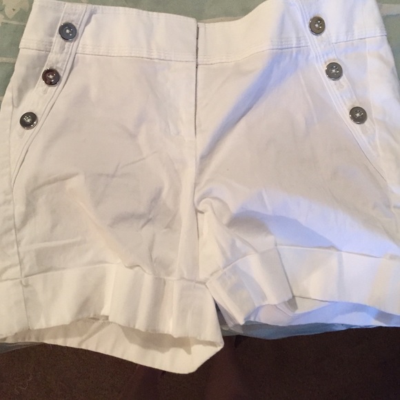 White business shorts