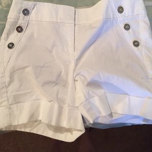 White business shorts