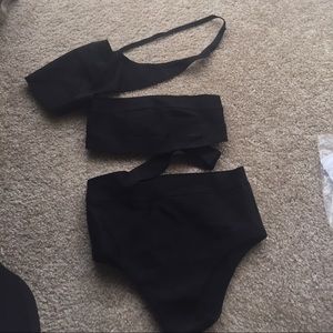 Black bandage one piece.