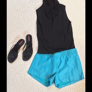 J. Crew Collection turquoise shorts