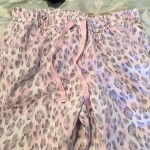 Leopard print jammies!