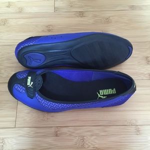 PUMA Zandy NM leather & mesh flats - NEW
