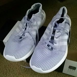 Adidas purple shoes