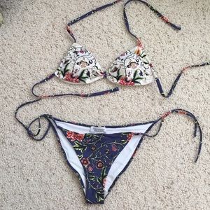 Zara floral bikini