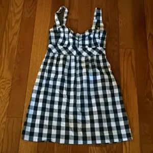 Black and white gingham dress from Pacsun.