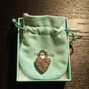 Tiffany & Co. Notes Heart Watch Charm