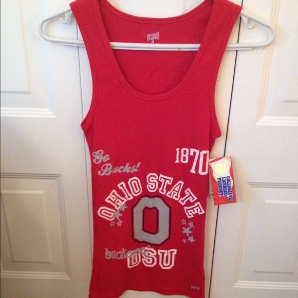 Ohio State ribbed top