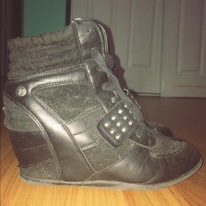 Spike Sneaker Wedges