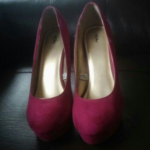 Hot pink Mossimo heels