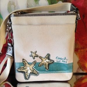 Drastic Markdown! Canvas Starfish Beach Swingpack