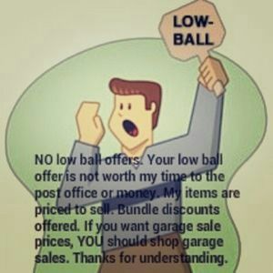😨❌👎NO LOW BALL OFFERS!!!!!!❌👎😨