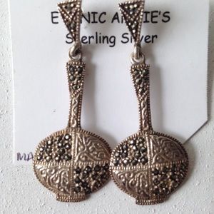 Sterling silver bohemian earrings